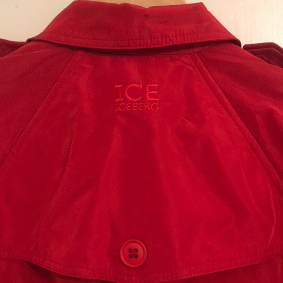 ICE Iceberg Red Bomber Jacket - Picture 4 of 7
